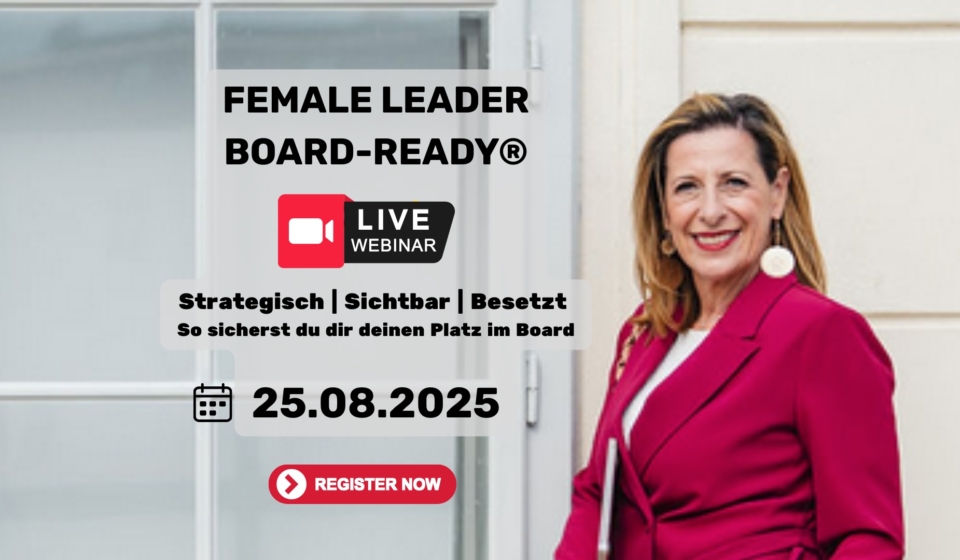 Eventbanner Board-Ready® Webinar 25.08.2025 + Last Chance - 2