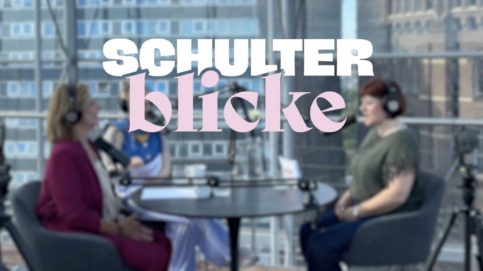 Louisa Böhringer im Podcast Schulterblicke von BBDO Wien zum Thema Führung im Wandel, Leadership Visibility und Positionierung im KI-Zeitalter.